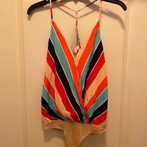 Bright colored bodysuit